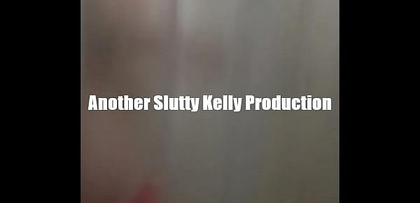  Slutty Kelly Fucks Dildo In The Shower